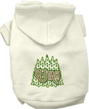 Pet Dog & Cat Screen Printed Hoodie for Small to Medium Pets (Sizes XS-XL), "Utah Woodland Trees"