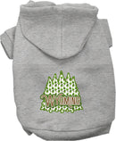 Pet Dog & Cat Screen Printed Hoodie for Small to Medium Pets (Sizes XS-XL), "Wyoming Woodland Trees"