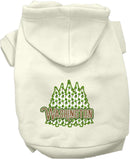 Pet Dog & Cat Screen Printed Hoodie for Medium to Large Pets (Sizes 2XL-6XL), "Washington Woodland Trees"