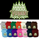 Pet Dog & Cat Screen Printed Hoodie for Medium to Large Pets (Sizes 2XL-6XL), "Vermont Woodland Trees"