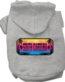 Pet Dog & Cat Screen Printed Hoodie for Medium to Large Pets (Sizes 2XL-6XL), "South Carolina Beach Shades"