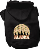 Pet Dog & Cat Screen Printed Hoodie for Medium to Large Pets (Sizes 2XL-6XL), "Alaska Under The Stars"