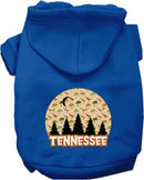 Pet Dog & Cat Screen Printed Hoodie for Small to Medium Pets (Sizes XS-XL), "Tennessee Under The Stars"