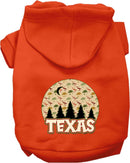 Pet Dog & Cat Screen Printed Hoodie for Medium to Large Pets (Sizes 2XL-6XL), "Texas Under The Stars"