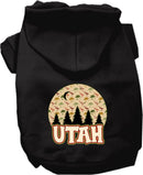 Pet Dog & Cat Screen Printed Hoodie for Medium to Large Pets (Sizes 2XL-6XL), "Utah Under The Stars"