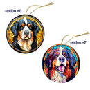 Bernese Mountain Dog Jewelry - Stained Glass Style Necklaces, Earrings and more!