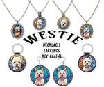 Westie Jewelry - Stained Glass Style Necklaces, Earrings and more!