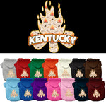 Pet Dog & Cat Screen Printed Hoodie for Small to Medium Pets (Sizes XS-XL), "Kentucky Around The Campfire"