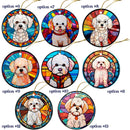 Bichon Frise Jewelry - Stained Glass Style Necklaces, Earrings and more!