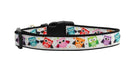 Pet Dog & Cat Nylon Collar or Leash, "Bright Owls"