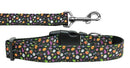 Halloween Pet Dog & Cat Nylon Collar or Leash, "Halloween Confetti"