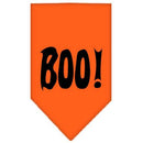 Halloween Pet and Dog Bandana, Screen Printed, "Boo"