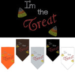 Halloween Pet and Dog Bandana Rhinestone, "I'm the Treat"