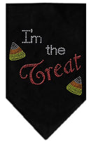 Halloween Pet and Dog Bandana Rhinestone, "I'm the Treat"