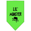 Halloween Pet and Dog Bandana Screen Printed, "Lil Monster"