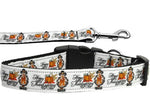 Pet Dog & Cat Nylon Collar or Leash, "Happy Thanksgiving"