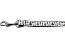 Christmas Pet Dog & Cat Nylon Collar or Leash, "Designer Christmas Trees"