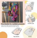 Personalized Teddy Bear Blanket: Patchwork Maximalist Throw