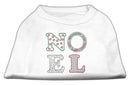 Christmas Pet Dog & Cat Shirt Rhinestone, "Noel"