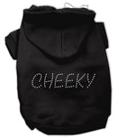 Pet, Dog & Cat Hoodie Rhinestone, "Cheeky"