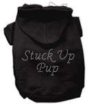 Pet, Dog & Cat Hoodie Rhinestone, "Stuck Up Pup"