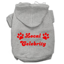 Pet Dog & Cat Hoodie Screen Printed, "Local Celebrity"