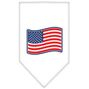 Pet and Dog Bandana Screen Printed, "Paws And Stripes"