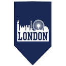 Pet and Dog Bandana Screen Printed, "London Skyline"