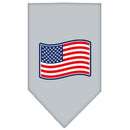 Pet and Dog Bandana Screen Printed, "Paws And Stripes"