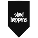 Pet and Dog Bandana Screen Printed, "Shed Happens"