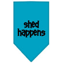 Pet and Dog Bandana Screen Printed, "Shed Happens"