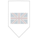 Pet and Dog Bandana Rhinestone, "British Flag"