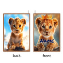 Personalized Lion Cub Notebook: Jungle Safari A5 Journal, Diary Keepsake for Writers