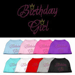 Pet Dog & Cat Shirt Rhinestone,"Birthday Girl"