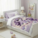 Personalized Purple Unicorn Blanket | Custom Name | Starry Cloud Flannel Fleece Throw Gift