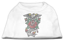 Pet Dog & Cat Shirt Rhinestone, "Eagle Rose"