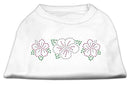 Pet Dog & Cat Shirt Rhinestone, "Tropical Flower"