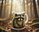 Whimsical Raccoon Mug: Adorable Animal Lover Gift, Hot Chocolate, Coffee Mug, Tea Cup