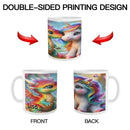 Personalized Unicorn Dragon Coffee Mug, Tea Cup: Hot Chocolate Gift for Fantasy Lovers