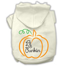 Halloween Pet Dog & Cat Hoodie Screen Printed, "Lil Punkin"
