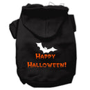 Halloween Pet, Dog & Cat Hoodie Screen Printed, "Happy Halloween"