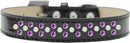 Dog, Puppy & Pet Ice Cream  Collar, "Pearl and Purple Crystal Rimsets Sprinkles"