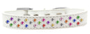 Dog, Puppy & Pet Fashion  Collar, "Confetti Crystal Rimsets Sprinkles"