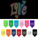 Pet and Dog Bandana Rhinestone, "Love"