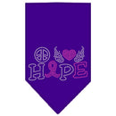 Pet and Dog Bandana Rhinestone, "Hope"