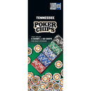 Tennessee Volunteers 100 Piece Poker Chips