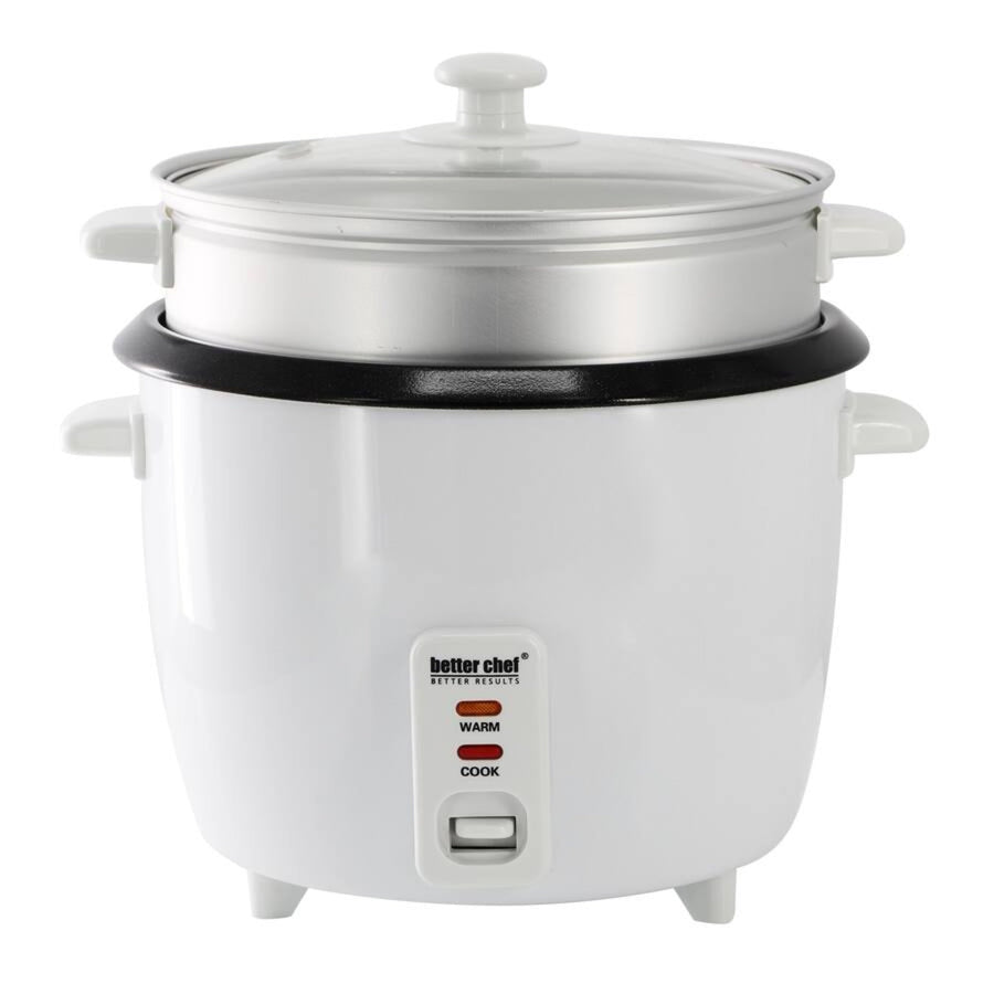 Better Chef 10/20-Cup Ceramic Bowl Rice Cooker W/Steamer - IM-4110CR