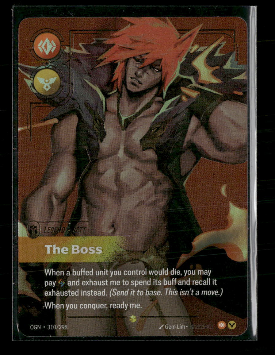 Sett - The Boss (Overnumbered) #310/298 Showcase - Riftbound