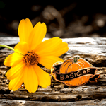 Basic AF Pumpkin Enamel Pin
