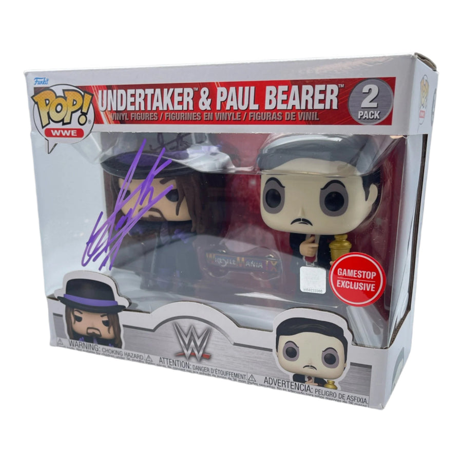 Undertaker signed WWE Funko POP Figure 2-pack (GameStop Exclusive w/ JSA)